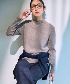 J.PRESS LADIES L CASHBIT NEO ハイネック ニット