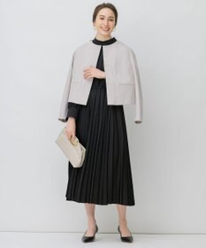 自由区 L 360°FREEウォッシャブノーカラージャケット