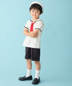 【カードキャプターさくら×any FAM】友枝小学校 制服風セットアップ, オフホワイト, 90