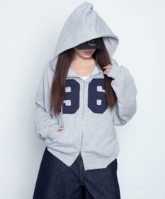 WEGO グラフィックZIPパーカー