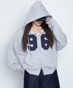 WEGO グラフィックZIPパーカー