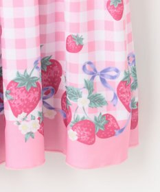 ANY KIDS ギンガム×フルーツ ワンピース水着