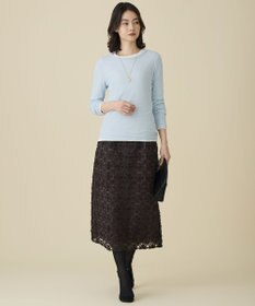 自由区 テープエンブロイダリー スカート