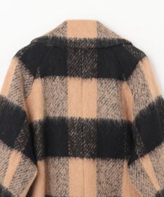 GRACE CONTINENTAL シャギーチェックチェスターコート