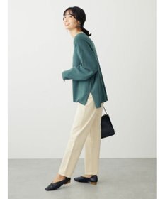 Green Parks 洗える　ミラノリブ編みニットプルオーバー