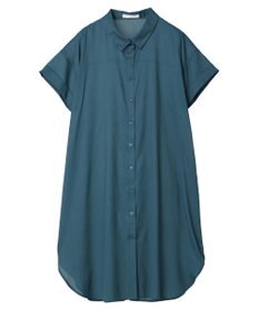 Green Parks ミディ丈半袖シャツワンピース