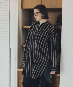 YECCA VECCA 2way袖デザインロングシャツ