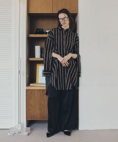 YECCA VECCA 2way袖デザインロングシャツ