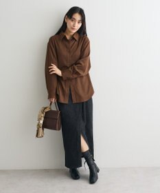 CRAFT STANDARD BOUTIQUE ラップ風デニムスカート