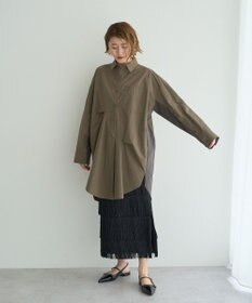 YECCA VECCA 2way袖デザインロングシャツ