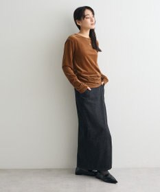 CRAFT STANDARD BOUTIQUE ラップ風デニムスカート