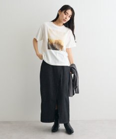 CRAFT STANDARD BOUTIQUE ラップ風デニムスカート
