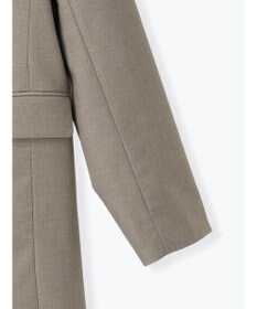 Te chichi ノーカラーダブルブレストジャケット