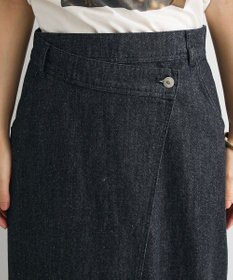 CRAFT STANDARD BOUTIQUE ラップ風デニムスカート