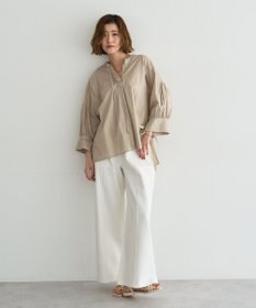 YECCA VECCA 綿麻バギーツイルパンツ