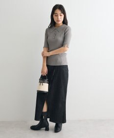 CRAFT STANDARD BOUTIQUE ラップ風デニムスカート