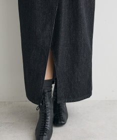 CRAFT STANDARD BOUTIQUE ラップ風デニムスカート