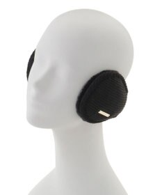 MOONBAT FURLA(フルラ) コーデュロイ×ファー バックアームイヤマフ