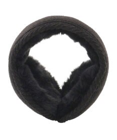 MOONBAT FURLA(フルラ) コーデュロイ×ファー バックアームイヤマフ