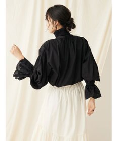 CRAFT STANDARD BOUTIQUE スカラレース袖ブラウス