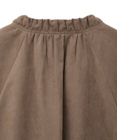 Green Parks スウェードライクギャザーブルゾン