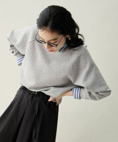 ANY L ダンボールバックリブプルオーバー