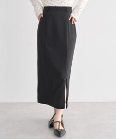 earth music&ecology ジップスリットＩラインスカート