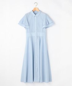 組曲 L 【先行予約】シアーボイル フリル袖ワンピース