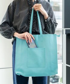blancle シュリンクレザー スクイーズビッグトート