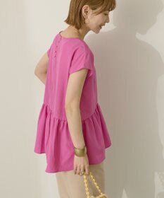 AMERICAN HOLIC ペプラムノースリーブブラウス【WEB限定カラー有り】