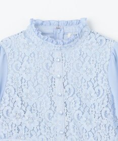 組曲 KIDS 【150-170㎝】レースシフォン ワンピース