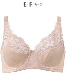 Wing ブラジャー バストをしっかり包みこむ 背中の段差を軽減 綿混(カップ肌側) フルカップブラ KB2115 ウイング／ワコール