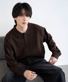 WEGO 【25年秋冬新作/ユニセックス着用ITEM/MLサイズ展開】別注USPOLOニットポロ