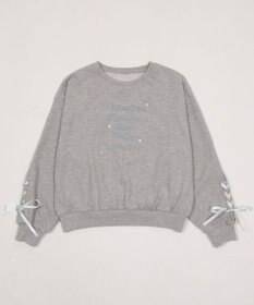 WEGO レースアップリボンスウェット