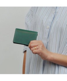 UNBILLION perche 牛革カラーコンビカードケース