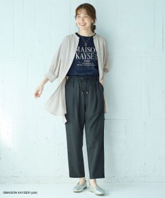 ANY 【MAISON KAYSERコラボ】箔プリントロゴ半袖Tシャツ