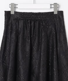 Feroux きらめきチェックフレア スカート