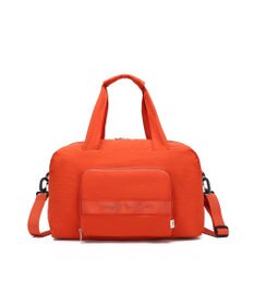 style code 【Ungrid/アングリッド】撥水軽量ソフトナイロン ロゴテープ折り畳みラージ　トラベルボストンバッグ(33L）
