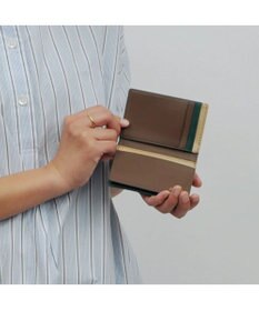 UNBILLION perche 牛革カラーコンビカードケース