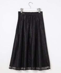 Feroux きらめきチェックフレア スカート