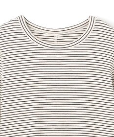 UNFILO 【新色追加】コットンカシミヤ クルーネックカットソー