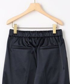 組曲 L バックウォームサテン ドロストワイドパンツ