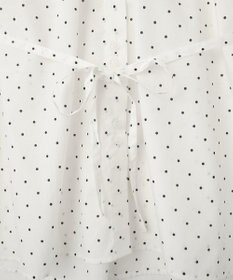 earth music&ecology 【イージーケア】TRキュプラダブルボタンフリルシャツ