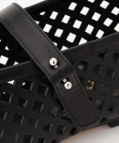 BEIGE， 【一部店舗限定】HENRI EN VARGO / MATHILDE パンチングレザーメリージェーン