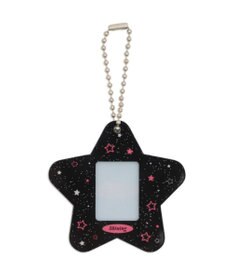 WEGO 【痛バ＆推し活グッズ】カラフルスターIDフォトケースキーホルダー