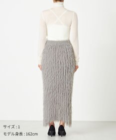 NAVE 【ReNAVE・洗える】メルティーシャギーニット スカート