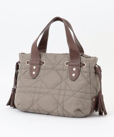 LA BAGAGERIE グリッドキルティングトート