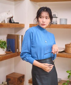 WEGO 【WEB限定/25年秋冬新作/洗濯OK/毛玉レス】ハイネックプルオーバー