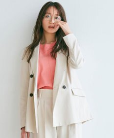 UNFILO 【抗菌防臭】スタイルアップニット　クルーネック