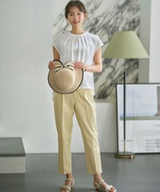 ANY SIS 【接触冷感・UVカット・撥水】クールタッチテーパード パンツ